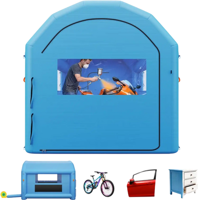 Vevor Inflatable Paint Booth 13' x 10' x 9' Portable Spray Booth New
