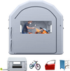 VEVOR Inflatable Paint Booth, 13 x 10 x 9 ft, Portable Spray Booth with 750W Powerful Blower and Large Filter Cotton, Arched Roof Blow Up Painting Tent for Bike, Motorcycle, and Furniture, Gray
