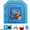 VEVOR Inflatable Paint Booth, 13.1 x 8.2 x 8.2 ft, Portable Spray Booth with 750W Powerful Blower and Large Filter Cotton, Blow Up Painting Tent for Bike, Motorcycle, and Small Furniture, Blue