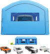 VEVOR Inflatable Paint Booth, 33 x 20 x 13 ft, Portable Spray Booth with 950W+1100W Blowers, Large Filter Cotton, Changing Area, Arched Roof Painting Tent for Full-Size Pickup Truck, Small Speedboat
