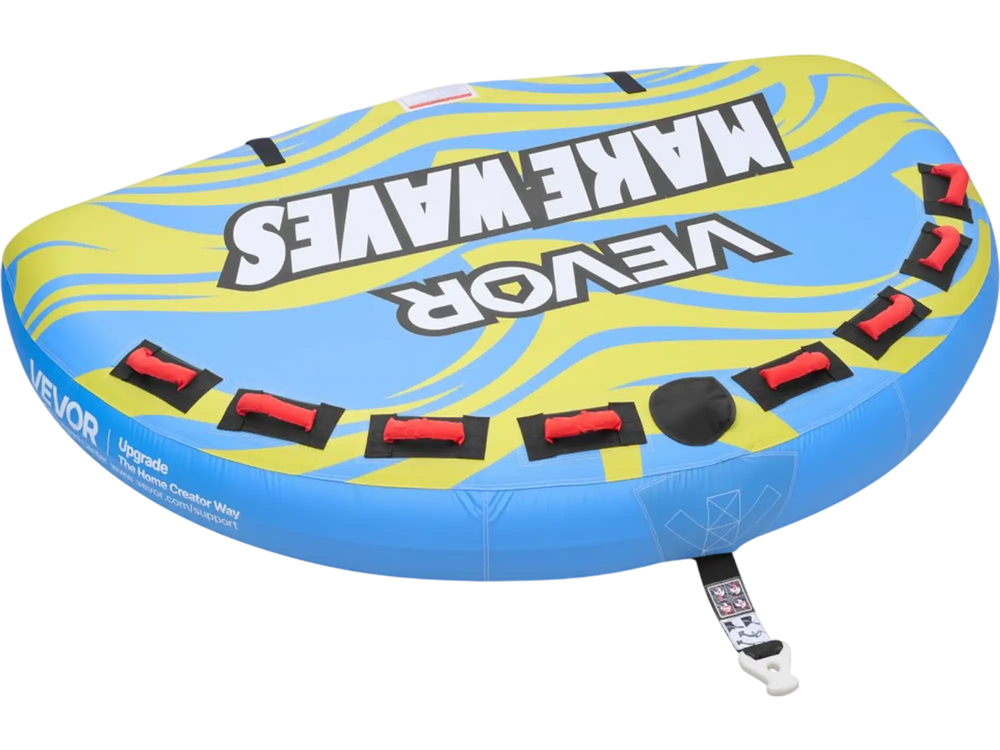 Vevor Towable Tube 4-Rider Inflatable Boat Tube New – FactoryPure