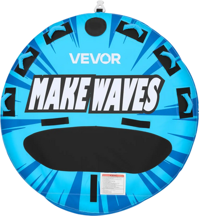 Vevor Towable Tube 3-Rider Inflatable Boat Tube 510 lbs New