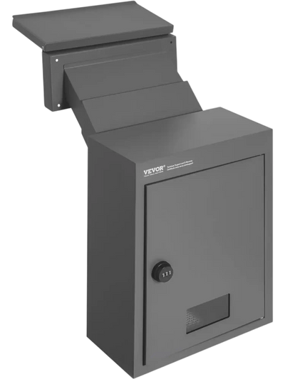Vevor Mailbox Through-the-Wall Drop Box with Combination Lock 12.6 x 6.22 x 16.9