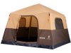 VEVOR Camping Tent, 6 Person Inflatable Cabin Tent with Rechargeable Pump, TPU Air Tube & 4 Large Mesh Windows, Portable Easy Setup Waterproof with Carry Bag for Family Outdoor Camping & Hiking, Beige