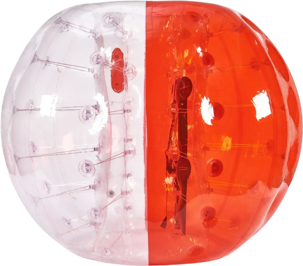 VEVOR Inflatable Bumper Ball 1-Pack, 5FT/1.5M Body Sumo Zorb Balls for Teen & Adult, 0.8mm Thick PVC Human Hamster Bubble Balls for Outdoor Team Gaming Play, Bumper Bopper Toys for Garden, Yard, Park