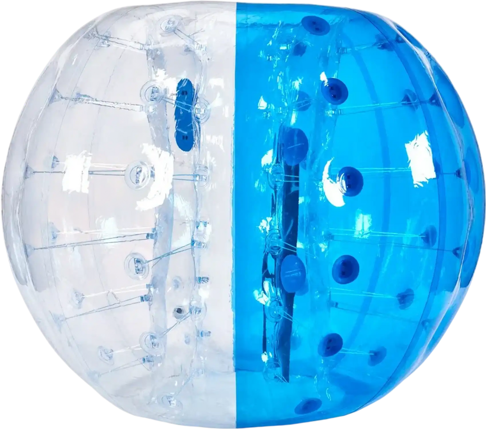 VEVOR Inflatable Bumper Ball 1-Pack, 5FT/1.5M Body Sumo Zorb Balls for Teen & Adult, 0.8mm Thick PVC Human Hamster Bubble Balls for Outdoor Team Gaming Play, Bumper Bopper Toys for Garden, Yard, Park
