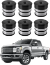 VEVOR Body Mount Bushing Kit, Compatible with 2008-2016 F250 F350 Super Duty, 48 PCS Silicone Body Mount Kit, Quick Replacement, Durable Components for Improving Bumpy Driving Performance, Gray