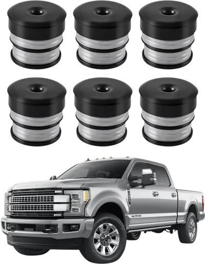 Vevor Body Mount Bushing Kit for 2008-2016 Ford F250 F350 Super Duty 48-Piece Gray New