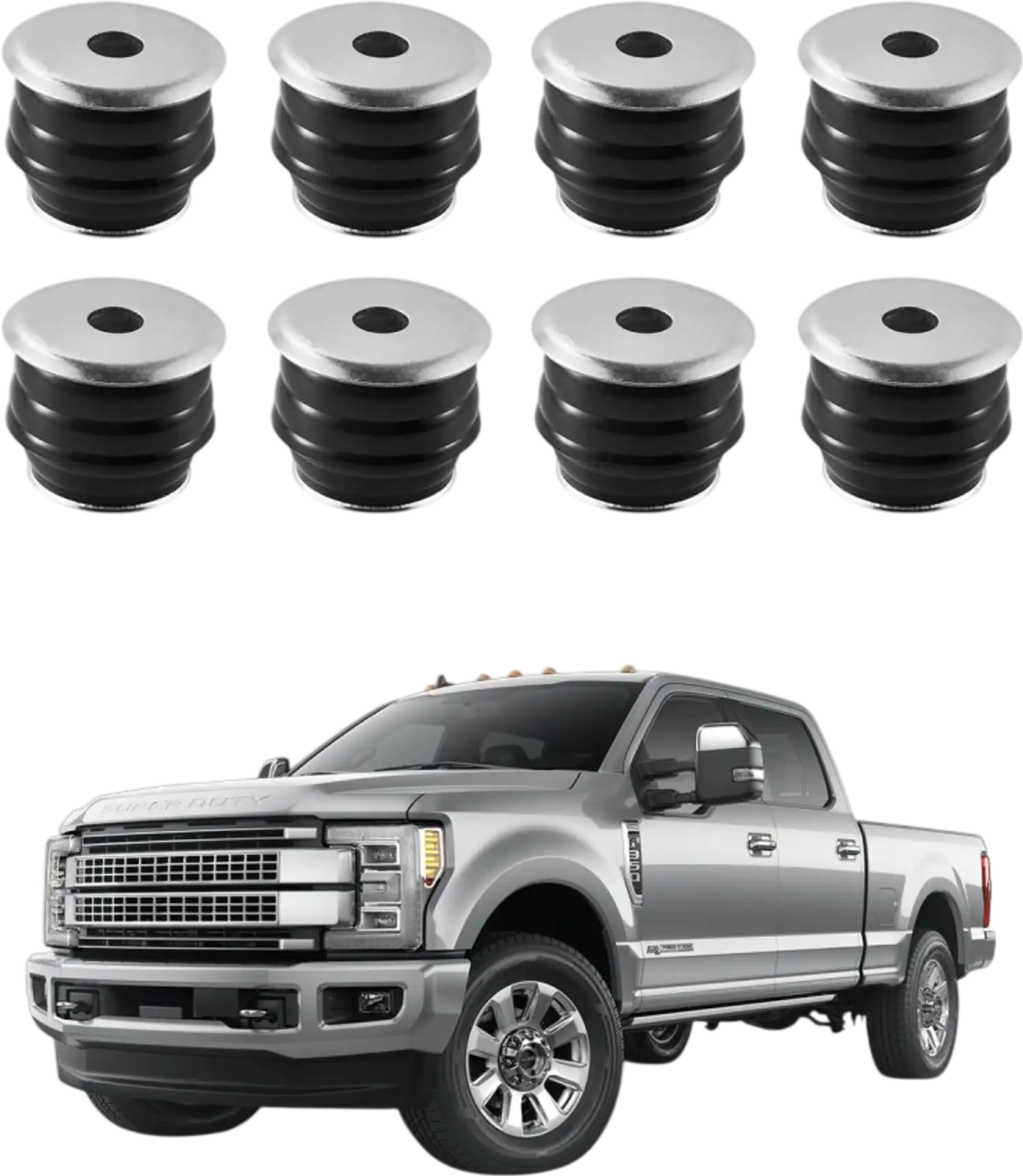 Vevor Body Mount Bushing Kit 60-Pc for 2008-2016 F250 F350 Super Duty New