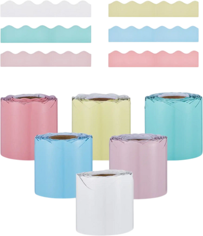 Vevor Bulletin Board Borders Scalloped Border Trim 32.8' x 2.3