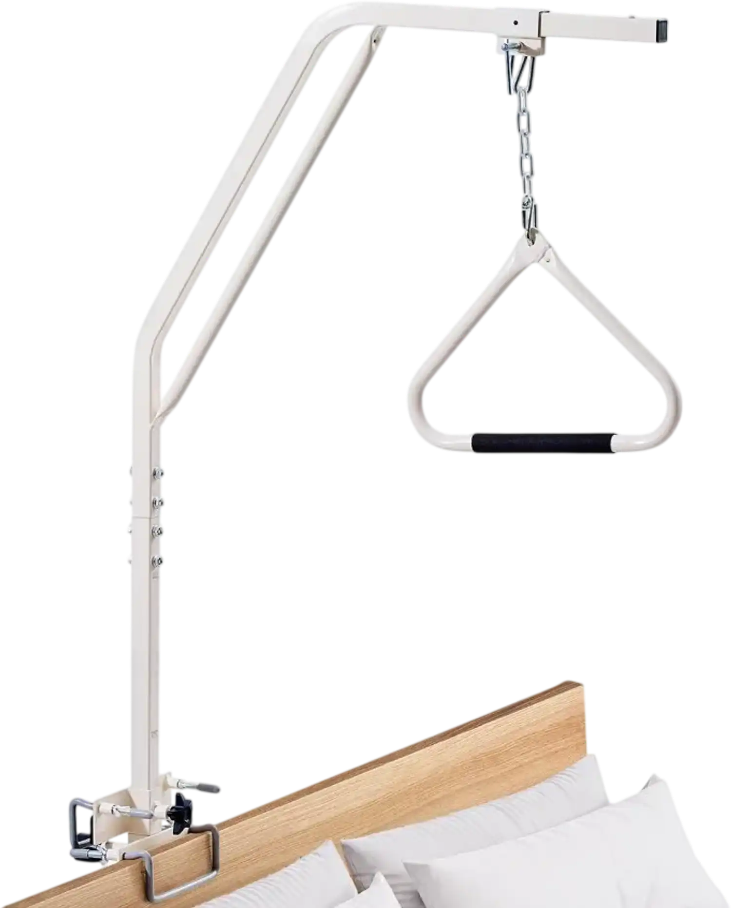 Vevor Bed Trapeze Bar for Bed Mobility with Clamps & Metal Chain 250 lbs New
