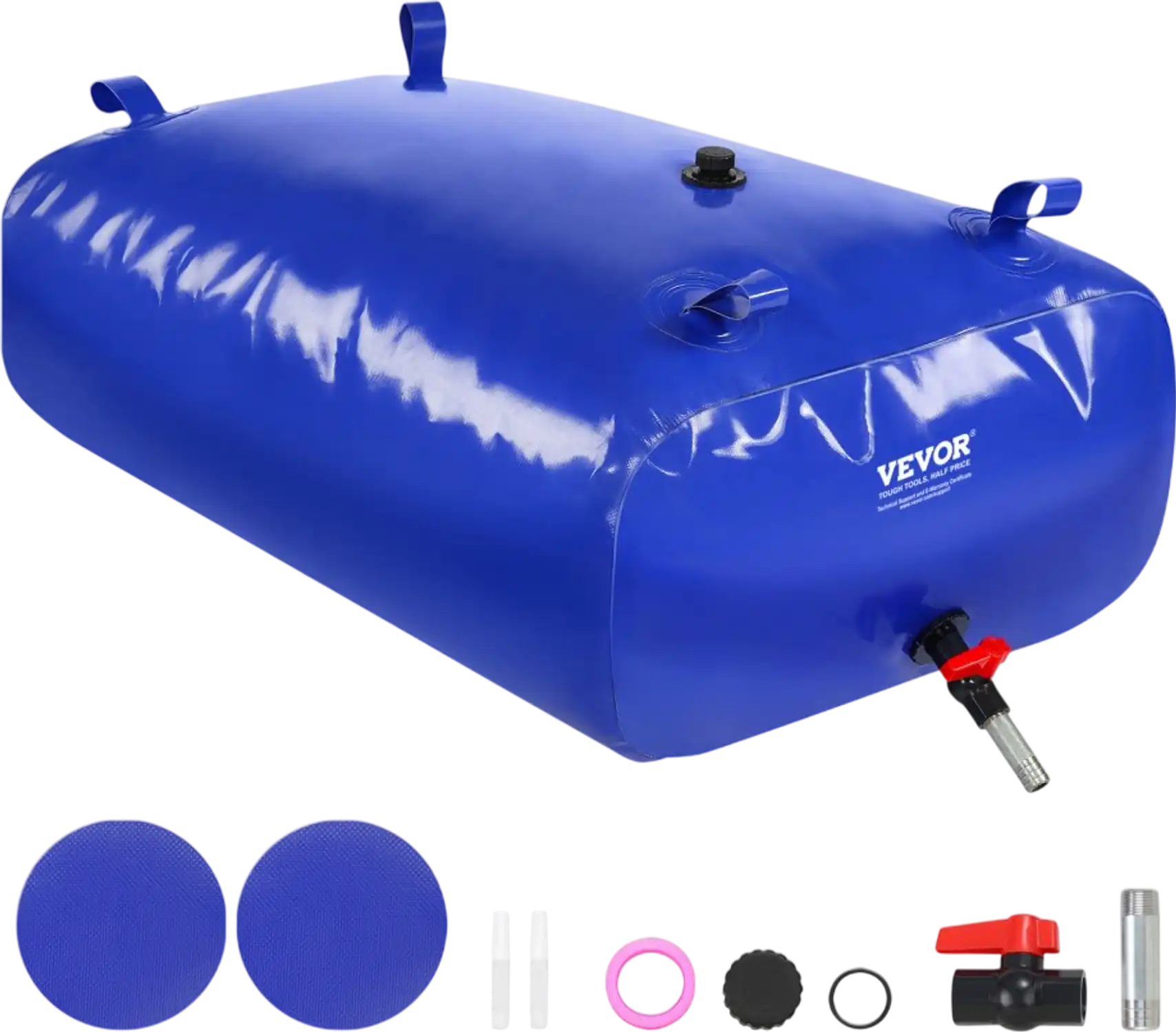 Vevor Water Storage Bladder 87 gal Portable PVC Collapsible Water Tank New