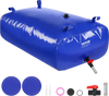 VEVOR 330L/87 Gallon Water Storage Bladder, RV Water Tank, 1000D Blue PVC Collapsible Water Storage Containers, Large Capacity Soft Water Bag, Portable Water Bladder, Fire Prevention, Camping