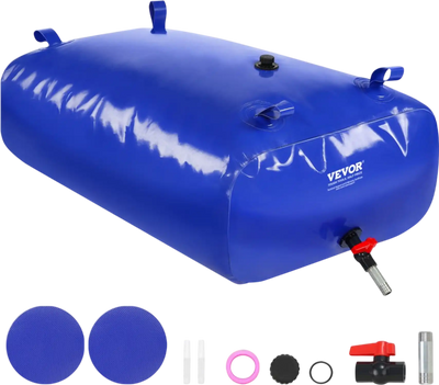 Vevor Water Storage Bladder 87 gal Portable PVC Collapsible Water Tank New