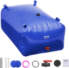 VEVOR 400L/105.7 Gallon Water Storage Bladder, RV Water Tank, 1000D Blue PVC Collapsible Water Storage Containers, Large Capacity Soft Water Bag, Portable Water Bladder, Fire Prevention, Camping