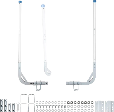 VEVOR Boat Trailer Guides, 30.5 in/47.5 in Height Guide Poles, 2PCS High-Hardness Steel Trailer Guide-Ons, Adjustable Guide Poles with PVC Pipes, for Ski Boats, Compact Fishing Boats, Small Sailboat