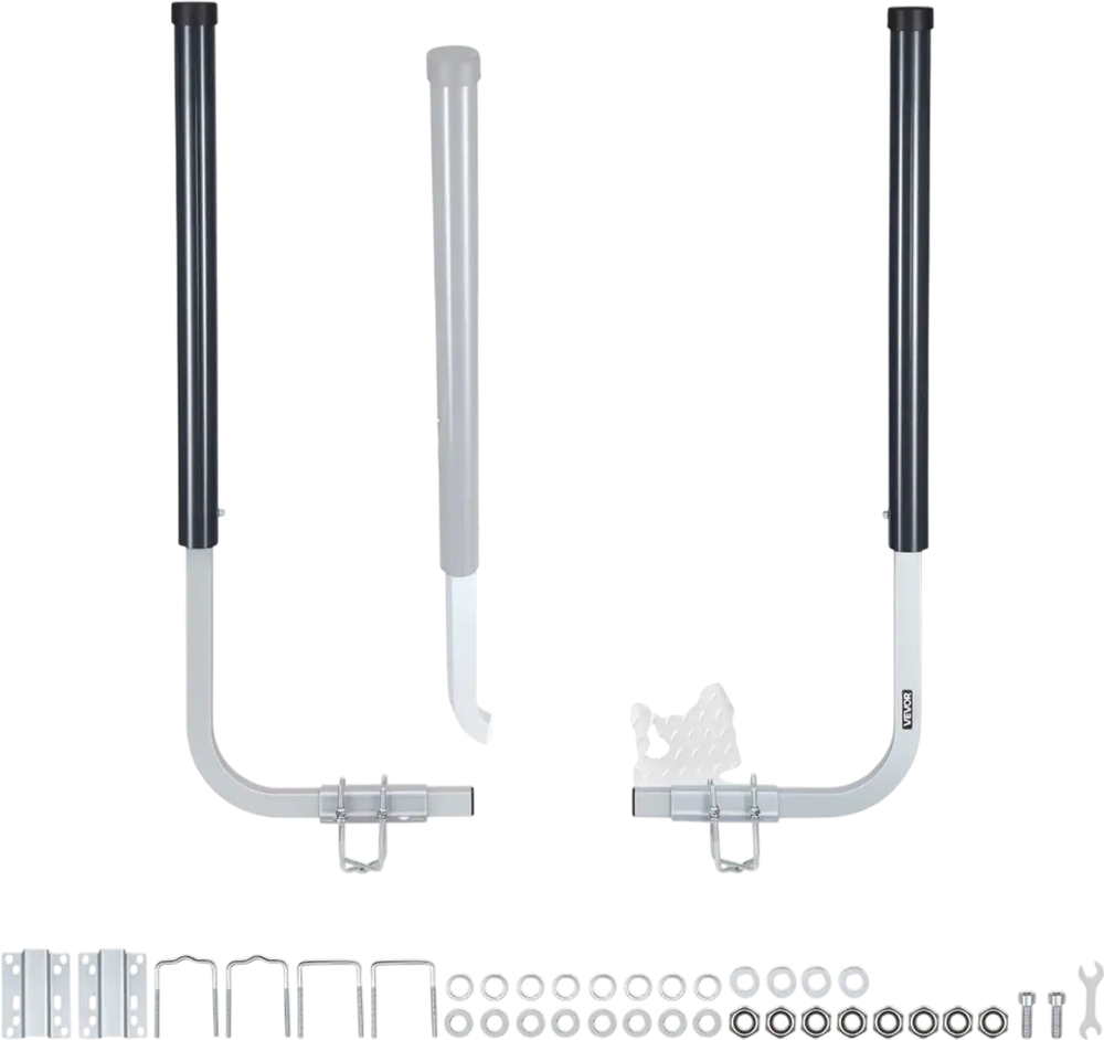 VEVOR Boat Trailer Guides, 40 in/48 in Height Guide Poles, 2PCS High-Hardness Steel Trailer Guide-Ons, Adjustable Guide Poles with PVC Pipes, for Ski Boats, Compact Fishing Boats, Small Sailboat