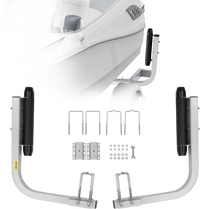 VEVOR Marine Trailer Guide Set, 20.5” Flexibly Adjustable Poles, Pair of Steel Anti-Rust Guides, Durable Roller Support for Ski, Fishing, or Sailboat Trailers 2024