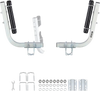 VEVOR Boat Trailer Guides, 18.5 in/20.5 in Height Adjustable Trailers Guide, 2PCS Thickened High-Duty Steel Trailer Guide-Ons with Smooth Roller Guidance, for V-Hull Boats, Small to Mid-Size Boats