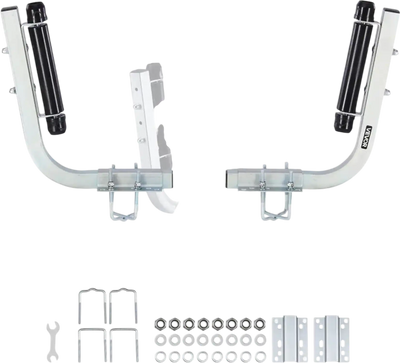 VEVOR Boat Trailer Guides, 18.5 in/20.5 in Height Adjustable Trailers Guide, 2PCS Thickened High-Duty Steel Trailer Guide-Ons with Smooth Roller Guidance, for V-Hull Boats, Small to Mid-Size Boats