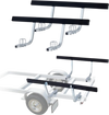 VEVOR Boat Trailer Guides, 16.7 in/18.7 in Height Adjustable Trailers Guide, 2PCS Thickened Steel Trailer Guide-Ons with Thick Support Pads, Fits L-Beam, Box or C-Channel Bunk-Style Pontoon Trailers