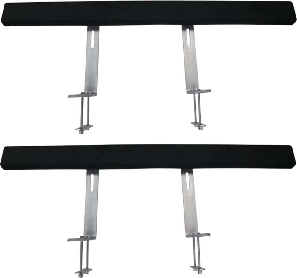 VEVOR Boat Trailer Guide-ons, 48", 2 PCS Rustproof Steel Trailer Guide ons, Trailer Guides with Carpet-Padded Boards, Mounting Parts Included, for Ski Boat, Fishing Boat or Sailboat Trailer