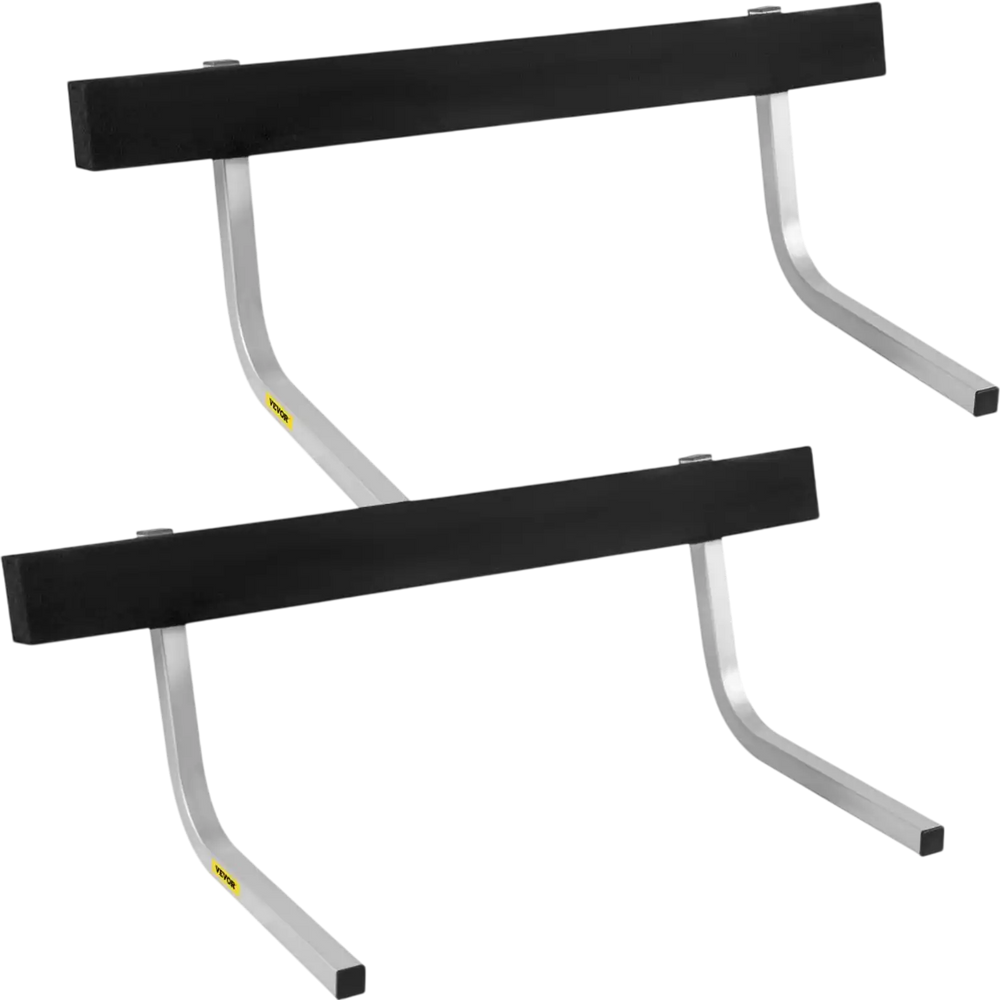 VEVOR Boat Trailer Guide-ons, 2 PCS Rustproof Steel Trailer Guide ons, Trailer Guides with Carpet-Padded Boards, Mounting Parts Included, for Ski Boat, Fishing Boat or Sailboat Trailer