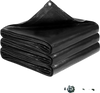 VEVOR 15 x 20 ft Pond Liner, 14 Mil Thickness, 3-Layer Reinforced PE Fish Koi Pond Liner for Outdoor Ponds, with Hemmed Edge and 4 Metal Buttonholes, for Water Garden, Waterfall, and Fountains, Black