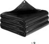 VEVOR 20 x 25 ft Pond Liner, 14 Mil Thickness, 3-Layer Reinforced PE Fish Koi Pond Liner for Outdoor Ponds, with Hemmed Edge and 4 Metal Buttonholes, for Water Garden, Waterfall, and Fountains, Black