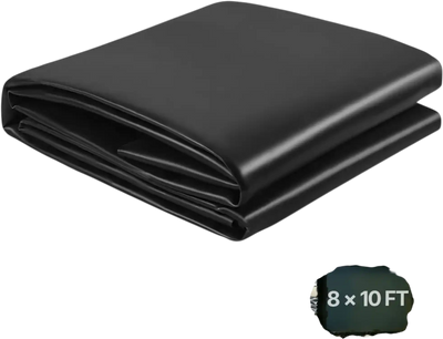 Vevor Pond Liner 8' x 10' 45 mil EPDM Rubber Fish Pond Liner Black New