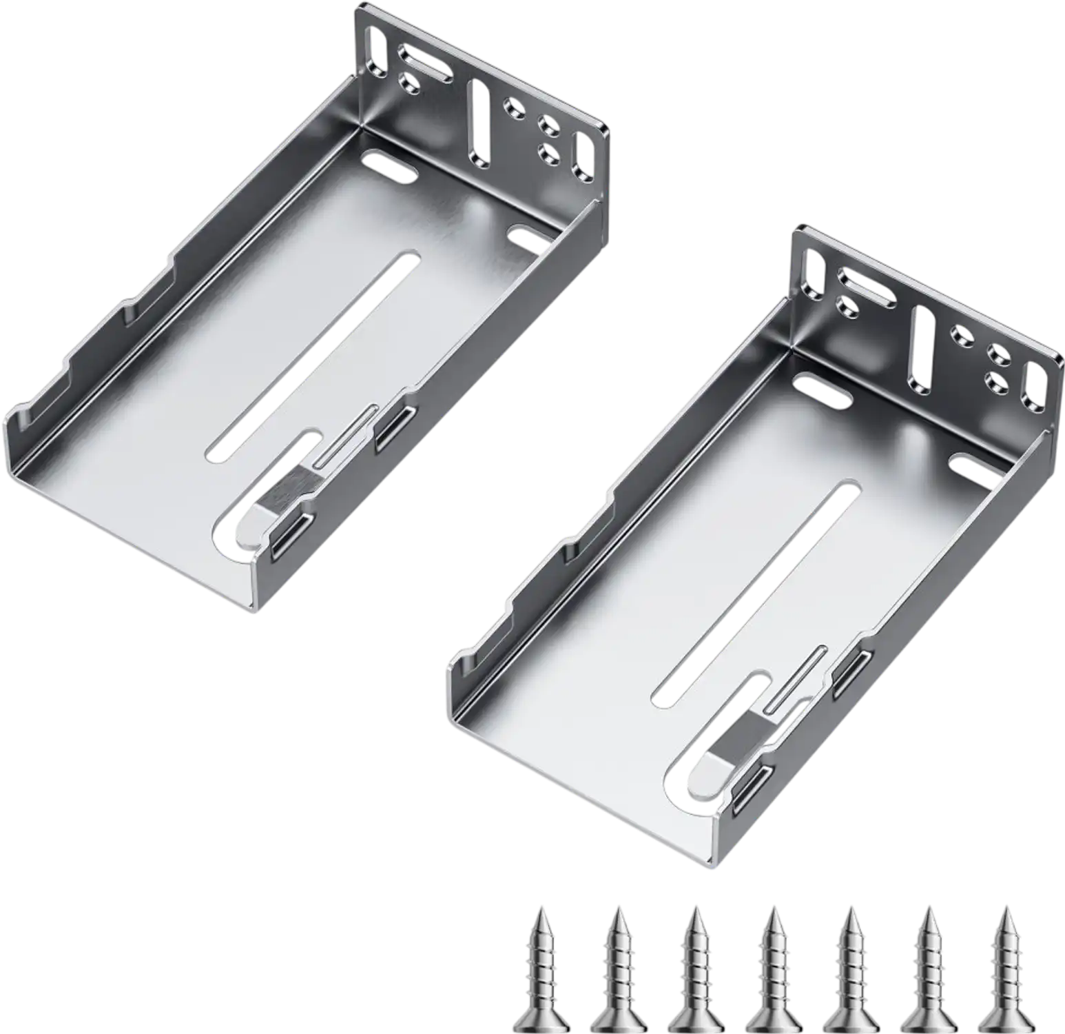 Vevor Drawer Slide Brackets Side-Mount Installation Brackets 10 Pairs New