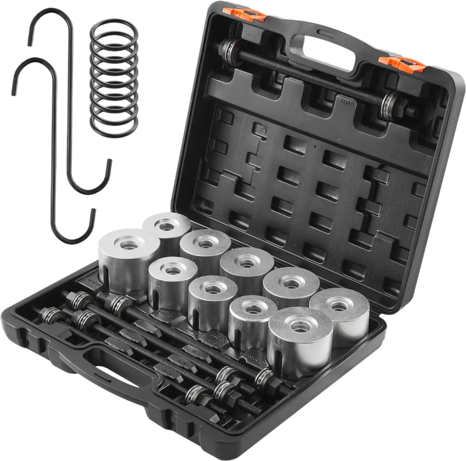 Vevor Press and Pull Sleeve Kit 27-Piece Steel Bush Bearing Removal and Installation Set New