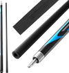 VEVOR Pool Cue, 1 Piece Jump Break Cue, 58 inch & 19.5 oz Break Cues Pool Stick, Breaks Stick with Carbon Fiber Shaft & Maple Cues Butt, Heavy Hitter Breaks Jump Billiard Cue for Adult, Home, Office