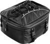 VEVOR Motorcycle Tail Bag, 22-34 L Expandable Motorcycle Rear Seat Bag with Waterproof Rain Cover, Outdoor Sports Motorbike Luggage Storage Backpack Handbag with Straps, Pocket & Elastic Cord, Black
