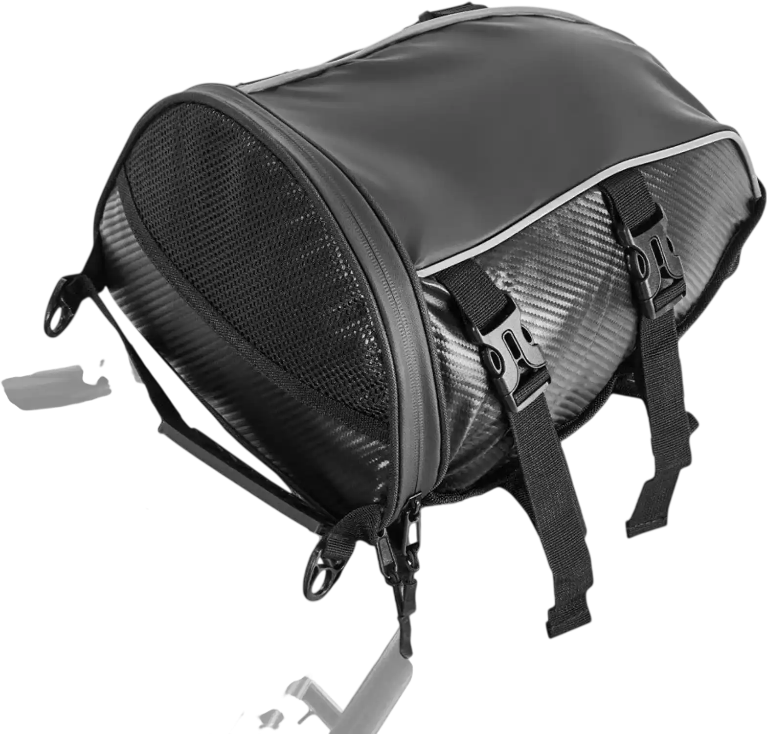 Vevor Motorcycle Tail Bag 10 L Waterproof Rear Seat Storage Bag New