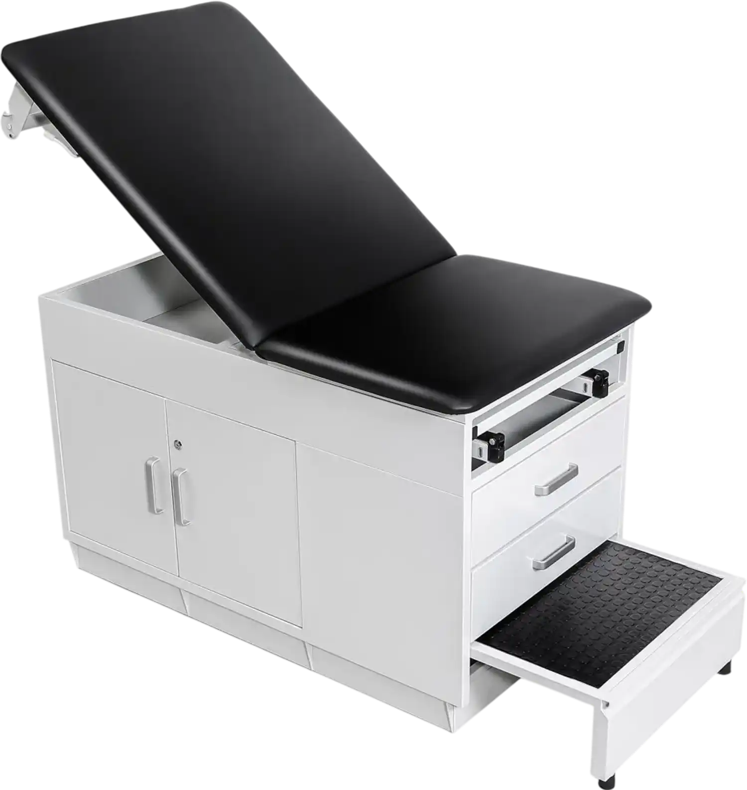 Vevor Medical Exam Table Pro Adjustable Backrest with Locking Cabinet New