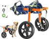 VEVOR Dog Wheelchair for Back Legs, Lightweight 2 Wheels Pet Wheelchair, Height, Width & Length Adjustable, Dog Cart with Shock-Absorbing Wheels, for Injured, Disabled Dogs 35-48 lbs, Medium