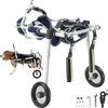 VEVOR 2 Wheels Dog Wheelchair for Back Legs, Pet Wheelchair Lightweight & Adjustable Assisting in Healing,  Dog Cart/Wheelchair for Injured, Disabled, Paralysis, Hind Limb Weak Pet(XS)