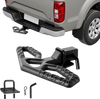 VEVOR Hitch Step for 2 Inch Receiver, Universal Rear Bumper Guard Protector with 350 LBS Load Capacity, Wide & Non-Slip Tow Hitch Step with Pin Kit and Stabilizer, Fit for Truck, SUV, Pickup, Trailer