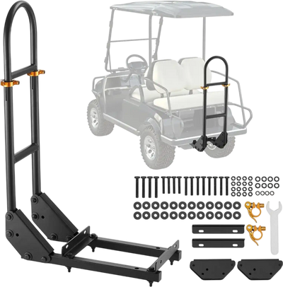 Vevor Golf Cart Grab Bar Rear Seat Adjustable Black New