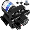 VEVOR Fresh Water Pump, 12 V Self Priming Sprayer Pump, 3 GPM RV Water Pump, with Pressure Switch 55 PSI Self Priming Water Pump, Detachable Strainer 12V Diaphragm Pump for RV Camper Marine Boat Lawn