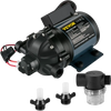VEVOR Washdown Pump, 12V DC, 7 GPM 60 PSI, Max. 10 FT Lift Self Priming Water Pump, with EPDM Valve, Universal Salt Water Strainer & Female/Male Thread, for RV, Marine Deck, Yacht