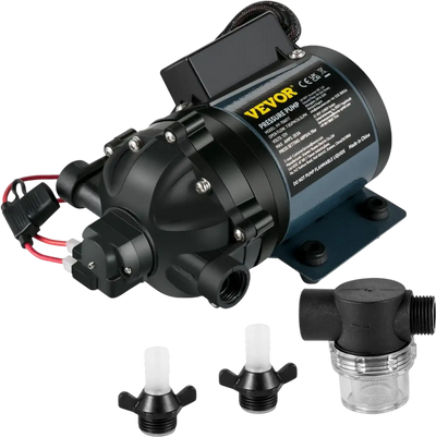 Vevor Washdown Pump 12V 7 GPM 60 PSI Self-Priming Water Pump New