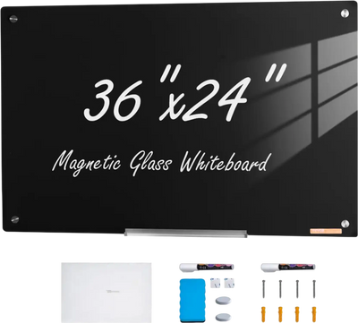 Vevor Dry Erase Board Magnetic Glass Whiteboard 36