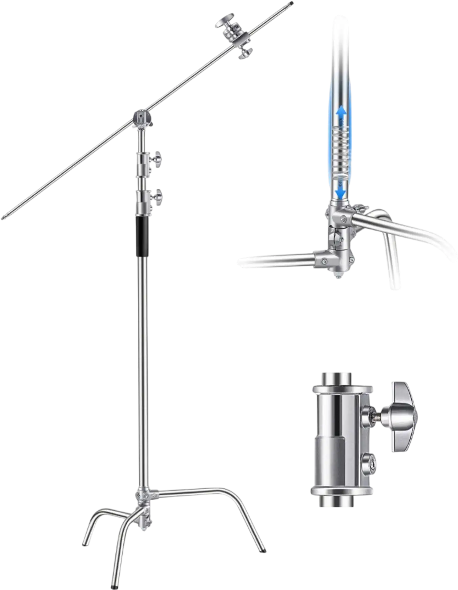 Vevor C Stand with Boom Arm Heavy Duty Photography Light Stand New