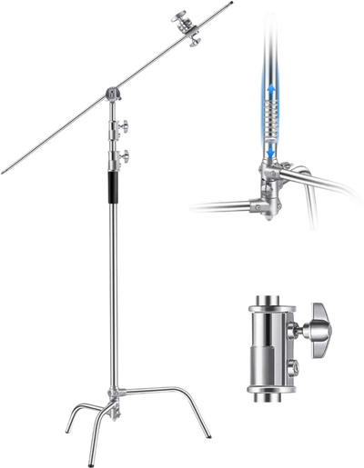 Vevor C Stand with Boom Arm Heavy Duty Photography Light Stand New