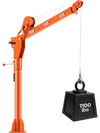 VEVOR Truck Crane, 1100 lbs Manual Pickup Truck Crane with Hand Winch, 360° Rotating Telescopic Boom, Premium Galvanized Steel, Foldable Pickup Bed Jib for Machine Lumber Attic Heavy Load Lifting