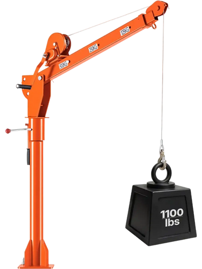 Vevor Truck Crane 1100 lbs Manual Pickup Bed Jib New