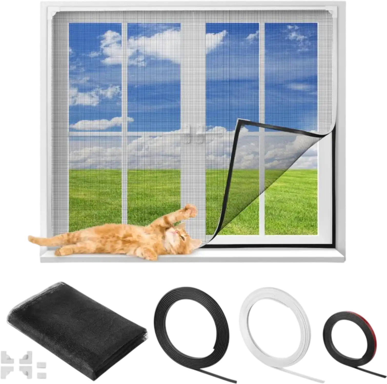 Vevor Magnetic Window Screen 58.27