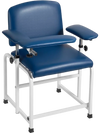VEVOR Phlebotomy Chair 500LBS Capacity Blood Draw Medical Chair, Comfortable Blood Drawing Chairs with Adjustable Armrests, Soft Padded Seat, Easy-to-Clean PVC Leather for Hospitals Clinics